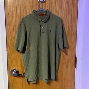 Green Izod t-shirt with collar